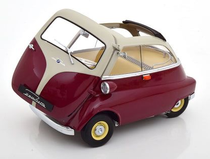 KKDC120045 KK scale 1:12 BMW 250 Isetta 1959 Dark Red / Cream