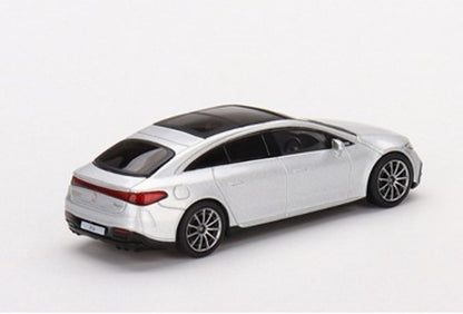 MGT00508-L TSM MINI-GT 1:64 Mercedes Benz EQS 580 4MATIC Silver Metallic LHD