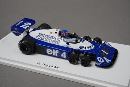 1:43 SPARK ROMU038 Tyrrell P34 1977 Japan GP P.Depailler #4 model car