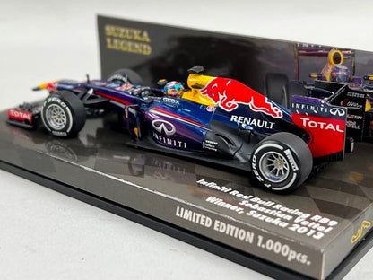 1:43 MINICHAMPS 413130801 Infiniti Red Bull Racing RB9 Suzuka 2013 #1 S.Vettel model car