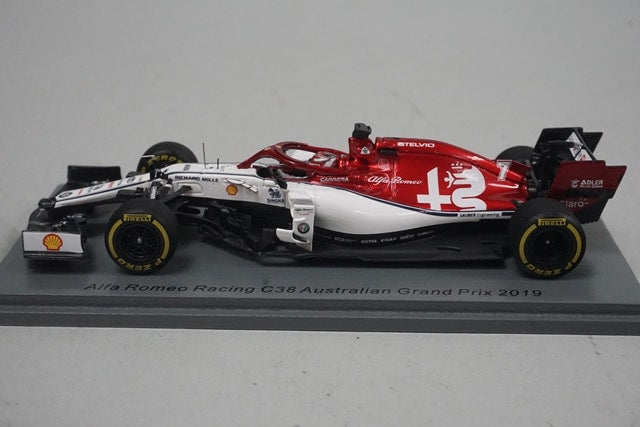 1:43 SPARK S6073 Alfa Romeo Racing C38 Australian GP 2019 #7 K.Raikkonen