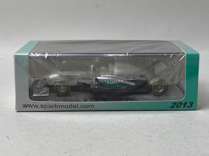 1:43 SPARK S3067 Mercedes F1 W04 Monaco GP Winner Nico Rosberg 2013 #9