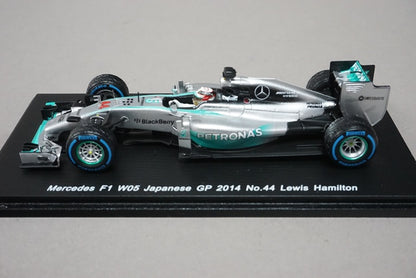 1:43 SPARK SCS145 Mercedes Benz F1 W05 Suzuka 2014 Japan GP Winner #44 L.Hamilton