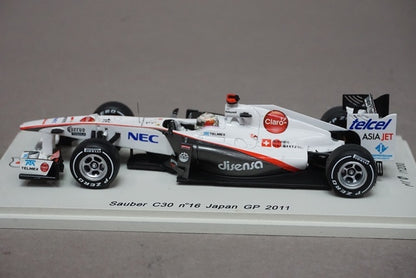 1:43 SPARK SJ006 Sauber C30 Japan GP 2011 #16 Kamui Kobayashi