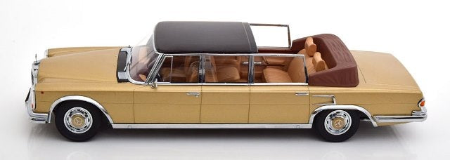 KKDC181183 KK scale 1:18 Mercedes 600 W100 Landaulet 1964 Gold