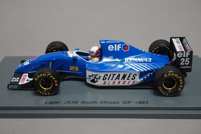 1:43 SPARK S3977 Ligier JS39 #25 South African GP 1993 M.Brundle