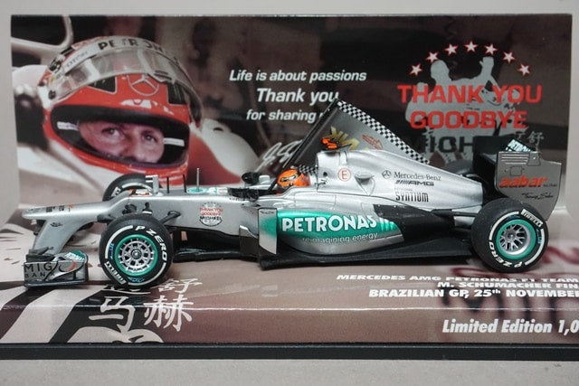 1:43 MINICHAMPS 413120407 Mercedes AMG Petronas F1 W03 2012 #7 M. Schumacher