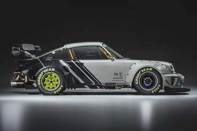 DCM 1:64 Porsche RWB 964 Matte Grey and Carbon Fiber Cover