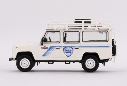 MGT00558-L TSM MINI-GT 1:64 Land Rover Defender 110 Safari Rally Martini LHD