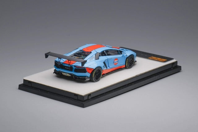 PGM-640410-1 PGM 1:64 Lamborghini LBWK Aventador LP700-4 LB700 Full Open Model GULF Square Base