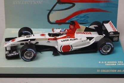 1:43 MINICHAMPS 518044310 BAR Honda 006 #10 Taku Sato