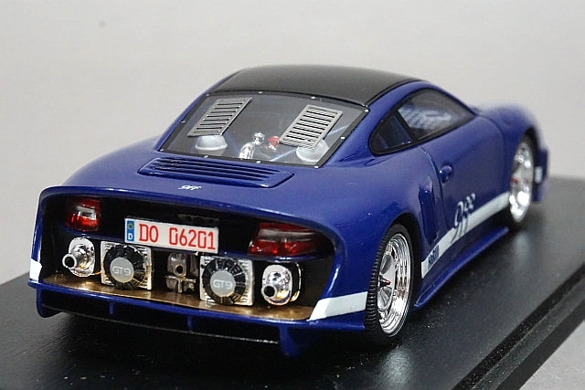 1:43 SPARK S0737 Porsche 9FF GT9 Blue model car