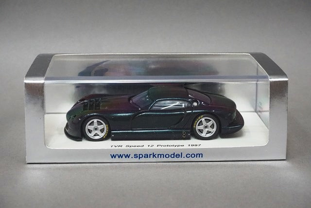 1:43 SPARK S0234 TVR Speed 12 Prototype 1997 model car