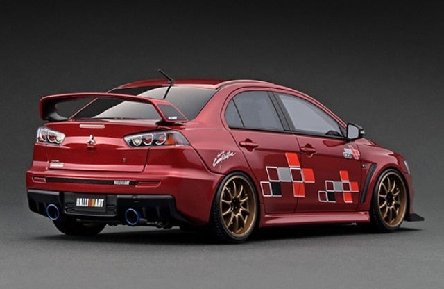 [ Pre-order ] IG3211 ignition model 1:18 Mitsubishi Lancer Evolution X (CZ4A) Red Metallic With Engine