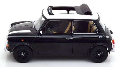 KKDC120072L KK scale 1:12 MINI COOPER Sunroof Black Metallic/White LHD