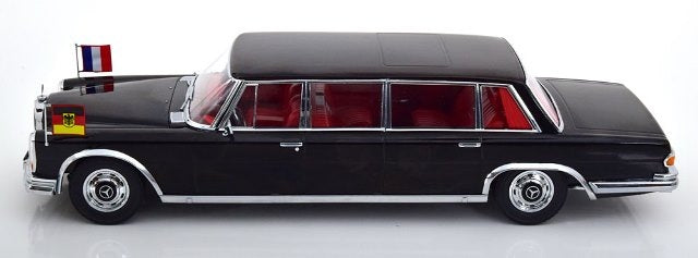 KKDC181134 KK scale 1:18 Mercedes 600 W100 Pullman Willy Brandt / Georges Pompidou