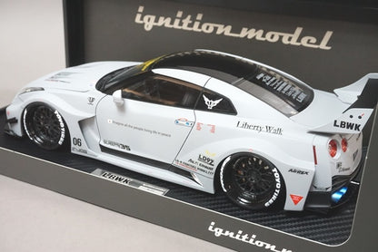 1:18 ignition model IG2357 Nissan LB-Silhouette WORKS GT Nissan 35GT-RR Matte Gray