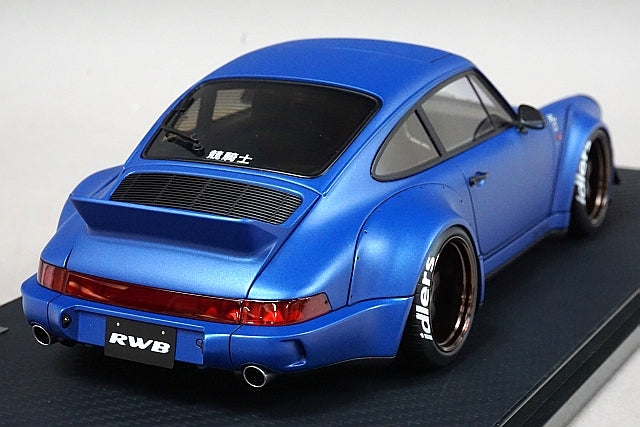 1:18 ignition model IG2461 RWB 964 Matte Blue