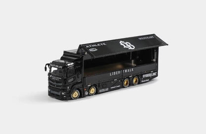 KS073-302 Gaincorp Products GCD 1:64 Mitsubishi Fuso LB-TRUCKS Super Great Transporter Black