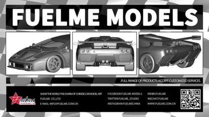 FUELME MODELS 1:64 Lamborghini Diablo GTR White – Boost Gear - GLOBAL
