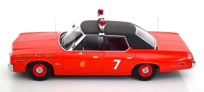 KKDC181125 KK scale 1:18 Dodge Monaco 1974 Chicago Fire Department Red/Black