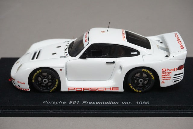 1:43 SPARK KBS040 Porsche 961 Presentation ver. 1986 Shell