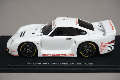 1:43 SPARK KBS040 Porsche 961 Presentation ver. 1986 Shell