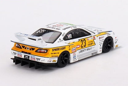 MGT00618-R TSM MINI-GT 1:64 Nissan Silvia (S15) LB-Super Silhouette #23 2022 RHD