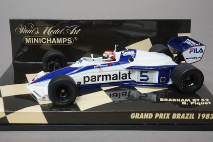 1:43 MINICHAMPS 430830005 Brabham BT 52 Parmalat #5 Navy / White