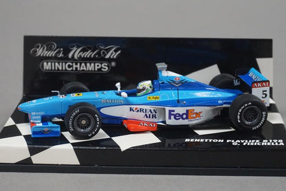 1:43 MINICHAMPS 430980005 Benetton Playlife B198 1998 #5 G.Fisichella