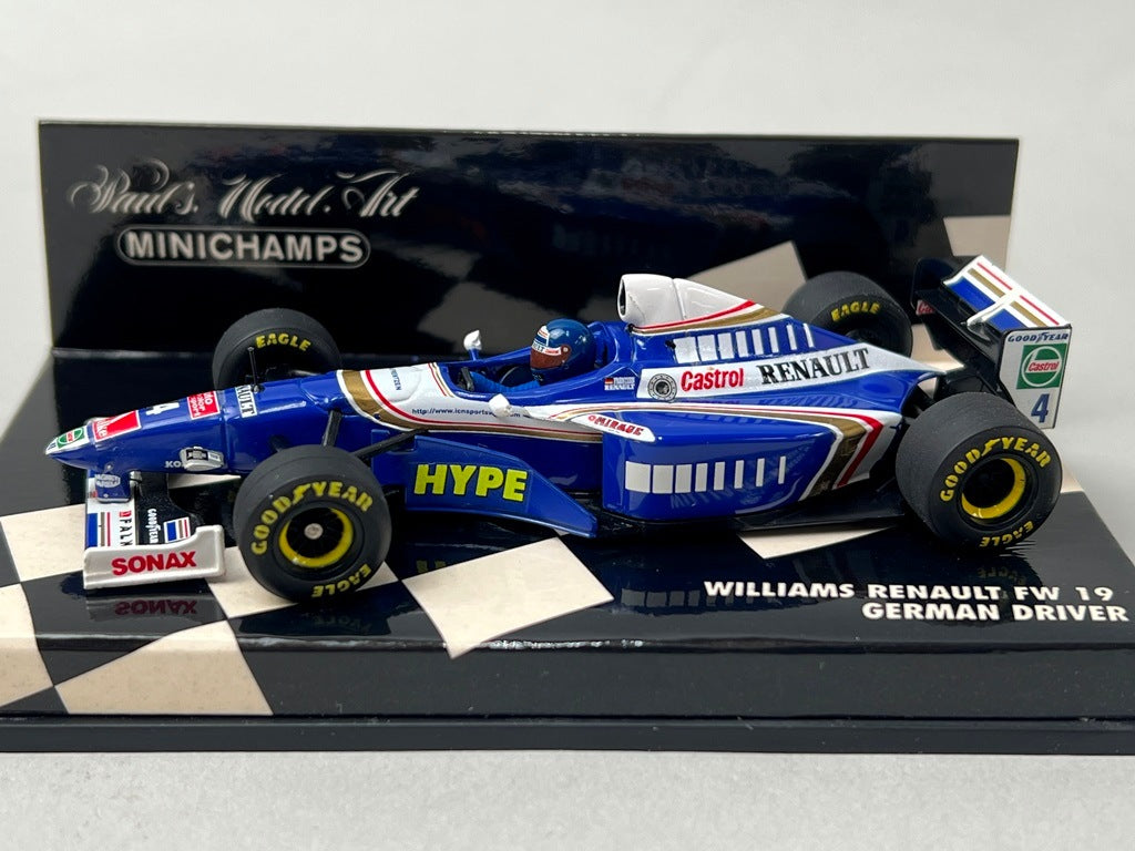 1:43 MINICHAMPS 430970004 Williams Renault FW19 German Driver #4 model car