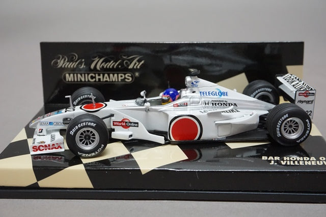 1:43 MINICHAMPS 430000022 BAR Honda 02 J.Villeneuve #22