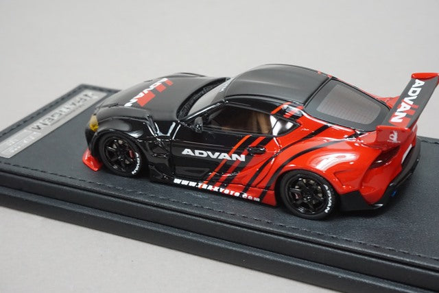 1:43 ignition model IG2148 WEB Limited PANDEM Supra A90 ADVAN Black / Red