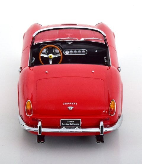 KKDC181046 KK scale 1:18 Ferrari 250 GT California Spider 1960 European Version Red/Black *Hardtop included
