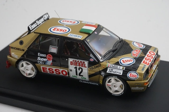 1:43 HPI 8062 Lancia Delta HF Integrale ESSO 1993 San Remo #12 Black x Gold