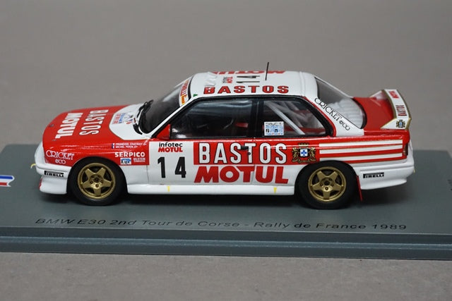 1:43 SPARK SF150 BMW E30 Tour de Corse Rally de France 1989 #14