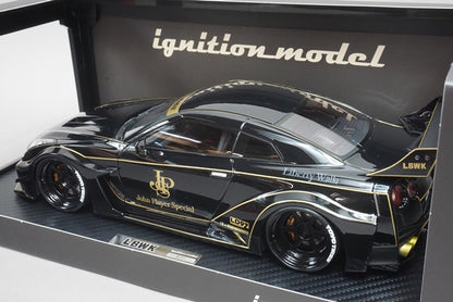 1:18 ignition model IG2359 Nissan LB Silhouette WORKS GT Nissan 35GT-RR Black