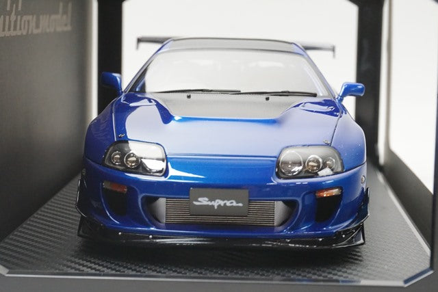 1:18 ignition model IG1354 Toyota Supra JZA80 RZ Blue model car