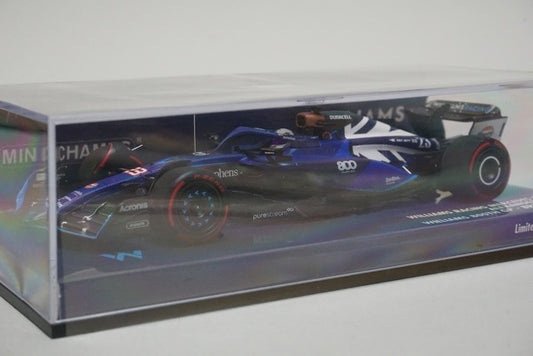 417231123 MINICHAMPS 1:43 Williams Racing FW45 A. Albon British GP 2023 Williams 800th GP Race Spec #23