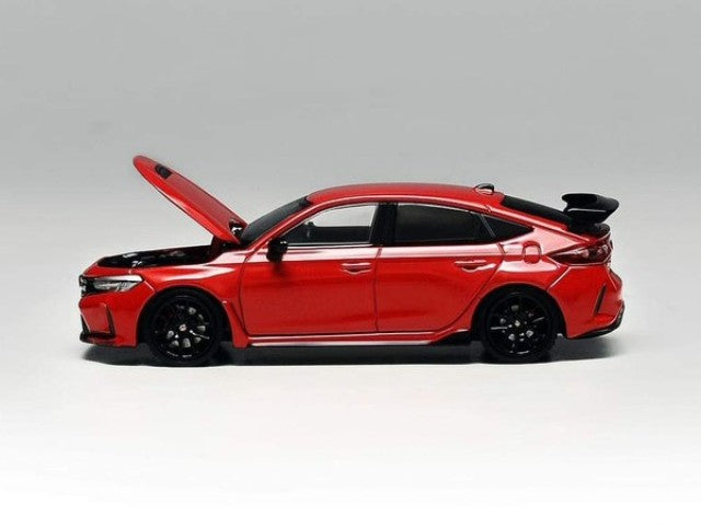 MD6403RR MH MOTORHELIX 1:64 Honda Civic Type R (FL5) with hood open/closed Rally Red