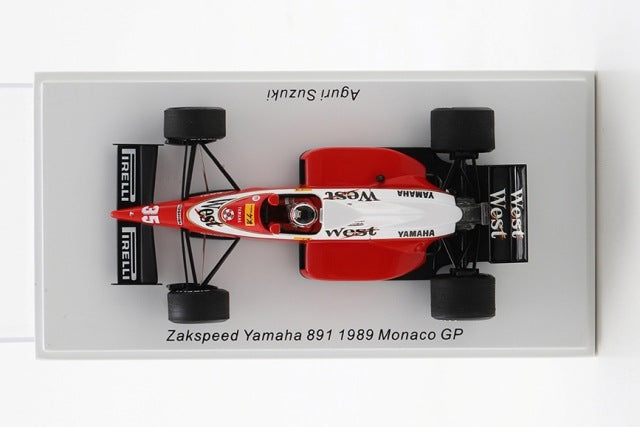 ROMU044 SPARK 1:43 Zakspeed 891 YAMAHA Monaco GP 1989 Suzuki Aguri model car