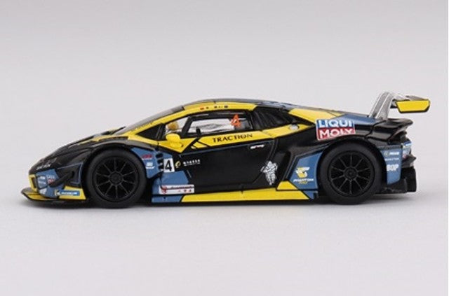 MGT00645-L TSM MINI-GT 1:64 Lamborghini Huracan GT3 EVO Macau GP Macau GT Cup 2022 3rd place car #4 Left-hand drive