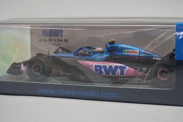 S8925 Spark 1:43 Alpine A523 #10 BWT Alpine F1 Team 3rd place Dutch GP 2023 P. Gasly with pit board