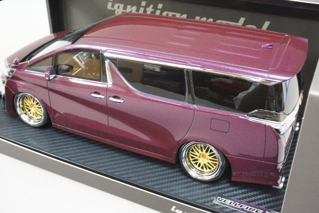 1:18 ignition model IG1674 Toyota Vellfire 30 ZG Purple Metallic