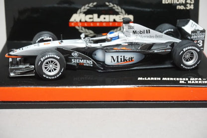 1:43 MINICHAMPS 530014303 McLaren Mercedes MP4-16 M.Hakkinen #3