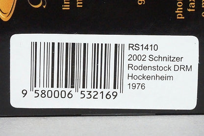 1:43 SPARK RS1410 Raceland Special Order BMW Schnitzer Rodenstock DRM Hockenheimring 1976 #55