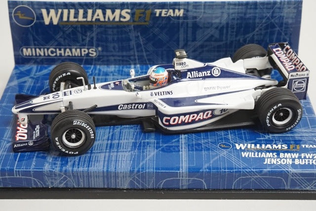 1:43 MINICHAMPS 430000010 Williams BMW FW22 J.Button #10 model car