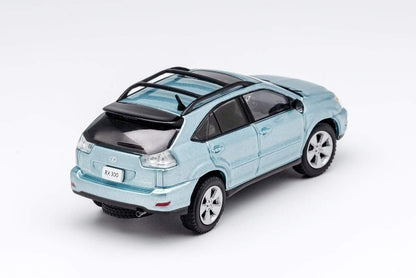 KS-035-277 GCD Gaincorp Products 1:64 Lexus RX300 Silver Blue with surfboard (pattern: random)