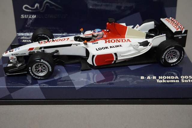 1:43 MINICHAMPS 403030099 BAR Honda 005 Test Car 2003 Takuma Sato