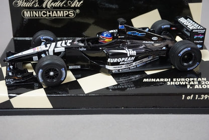 1:43 MINICHAMPS 430010070 Minardi European F1 Show Car 2001 F.Alonso #21